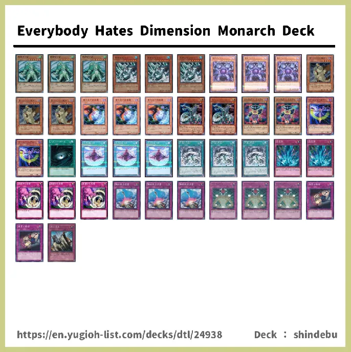  Deck List Image