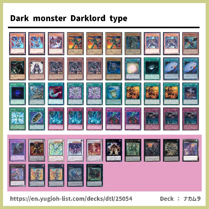 DARK Deck List Image