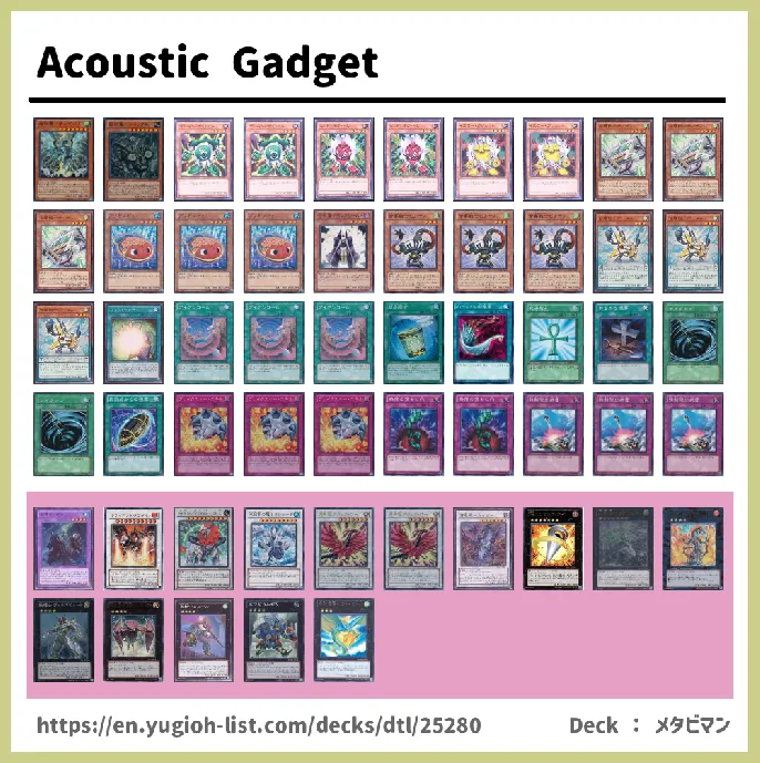 Gadget Deck List Image