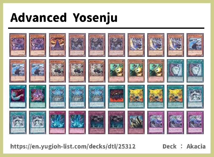 Yosenju Deck List Image