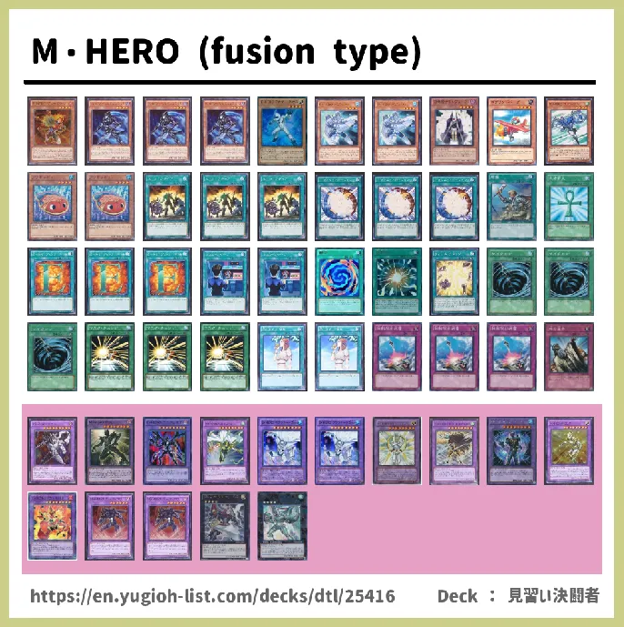 HERO Deck List Image