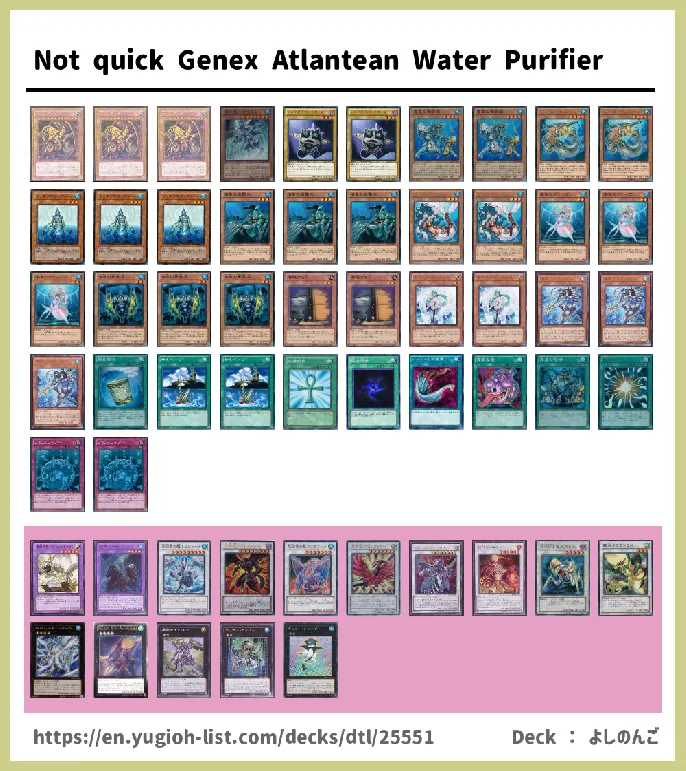 WATER Deck List Image