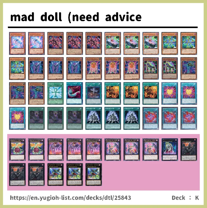 Gimmick Puppet Deck List Image