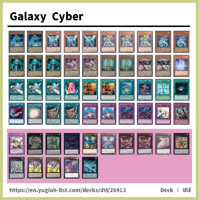 Galaxy, Galaxy-Eyes Deck List Image