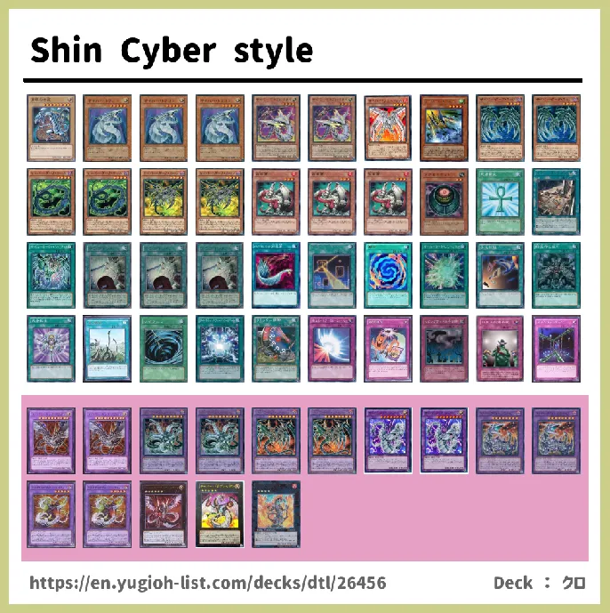 Cyber, Cybernetic, Cyberdark Deck List Image