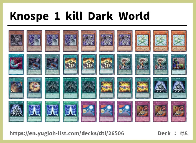 Dark World Deck List Image