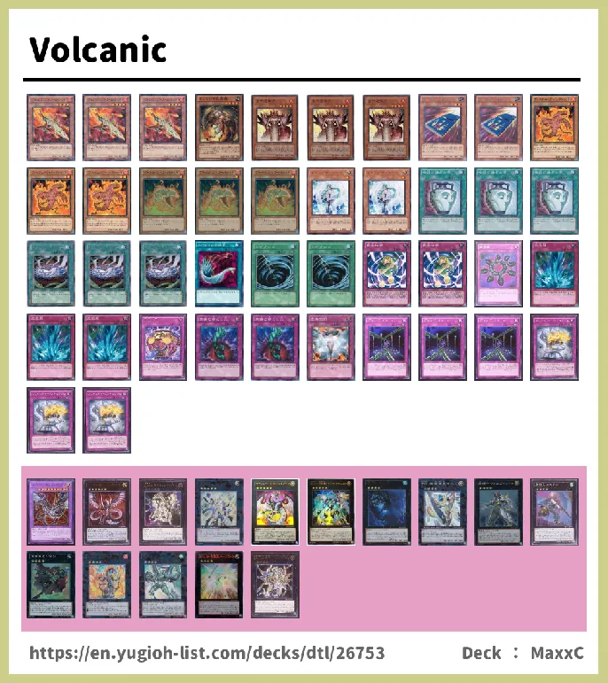 Volcanic Deck List Image