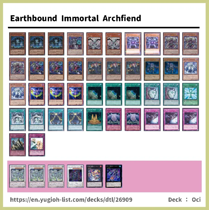 Earthbound Immortal Deck List Image