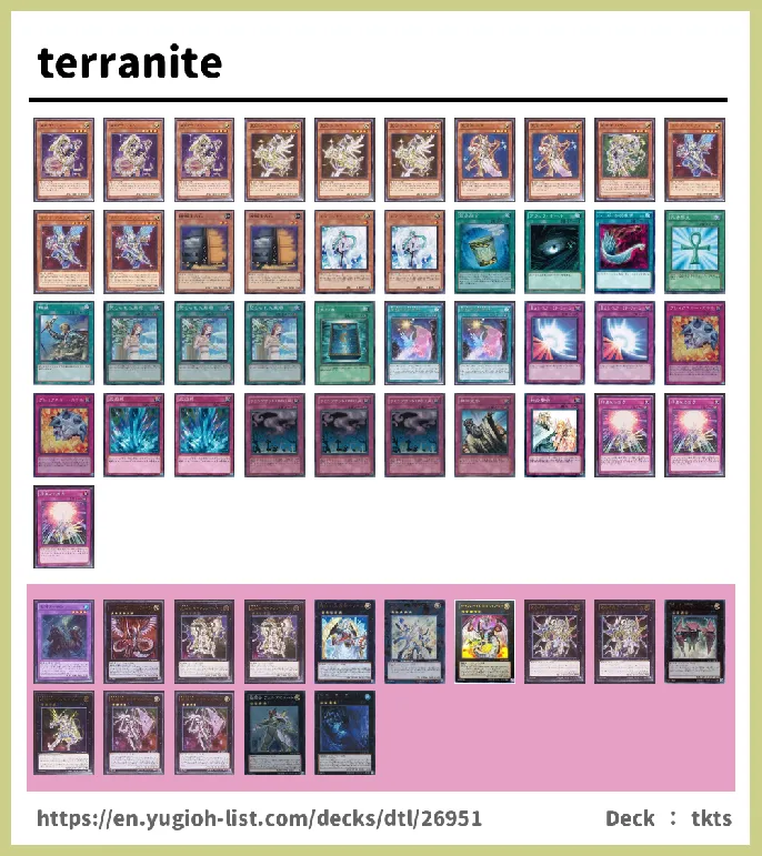 Satellarknight, Stellarknight Deck List Image