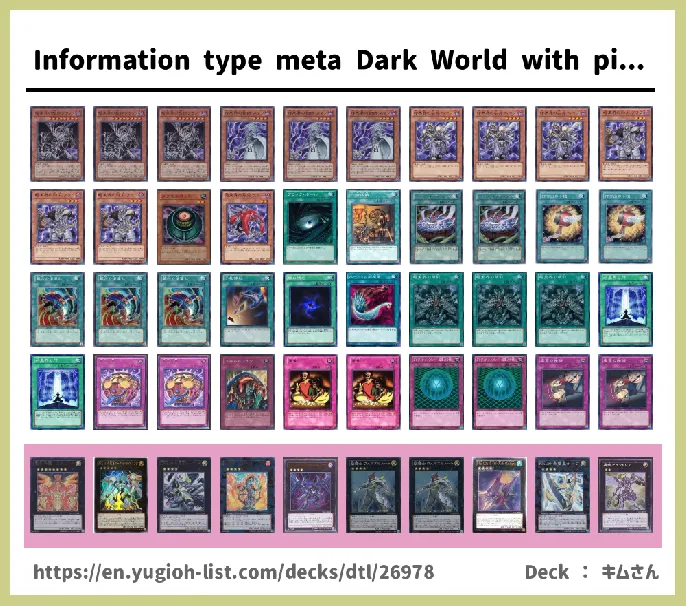 Dark World Deck List Image