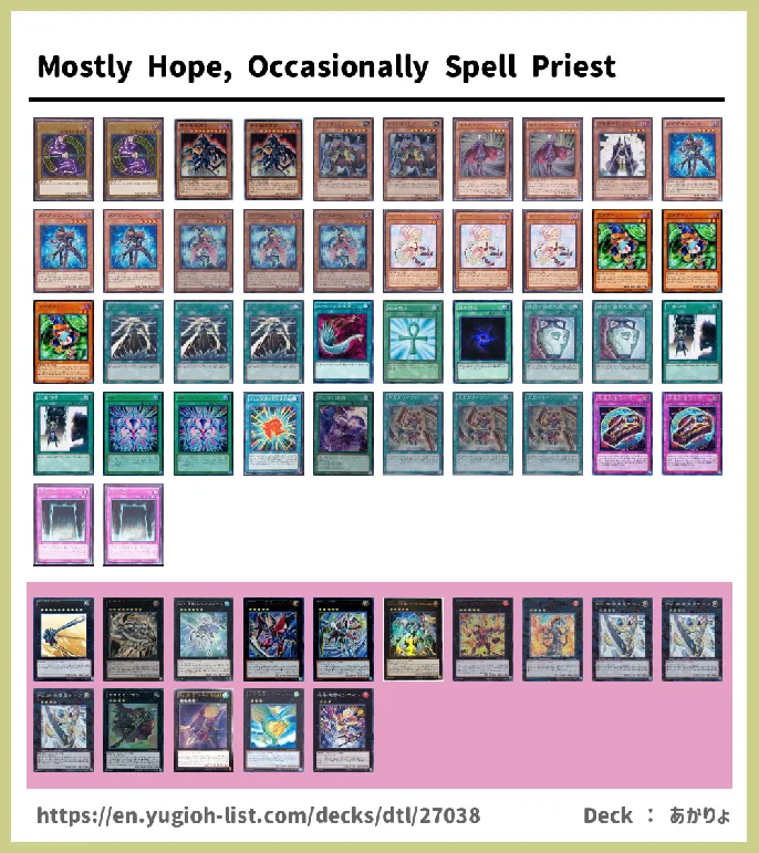 Gagaga Deck List Image