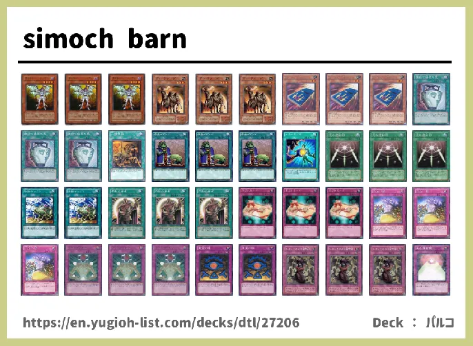  Deck List Image