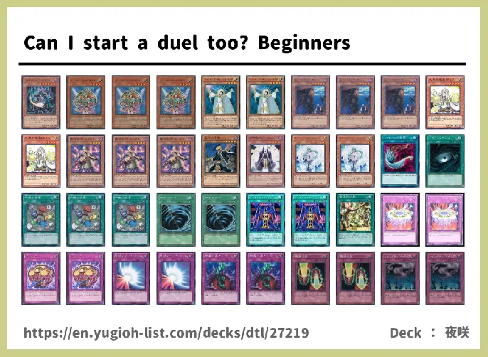 Spellcaster Deck List Image