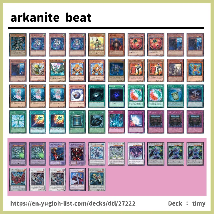 Spellcaster Deck List Image