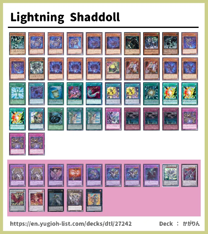 Shaddoll Deck List Image