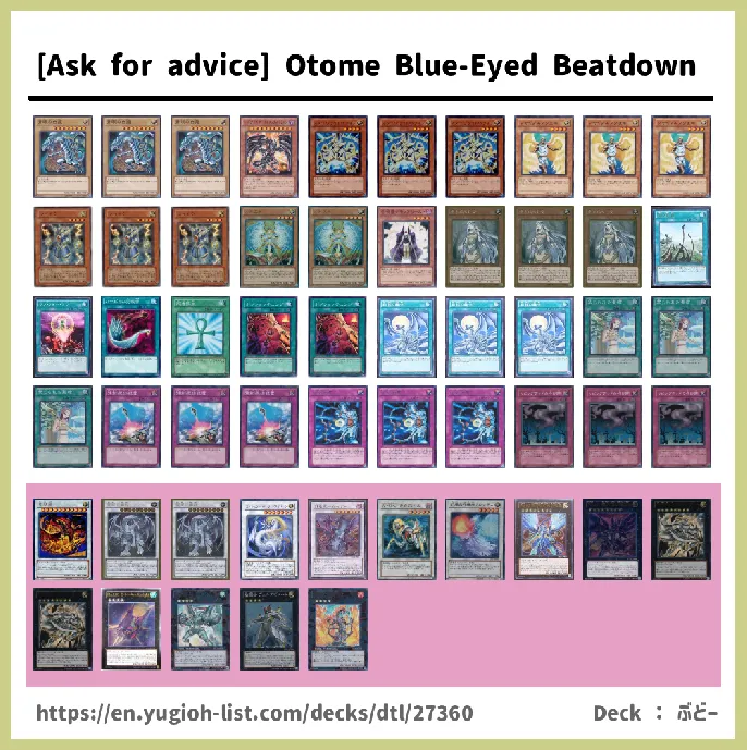 Blue-Eyed Deck List Image