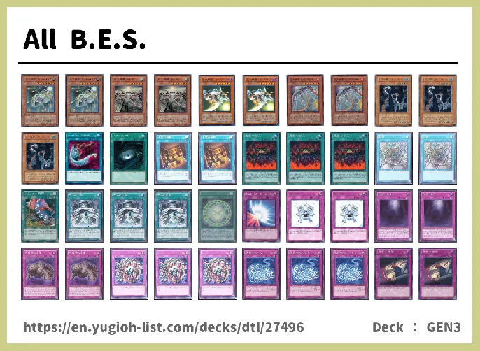 B.E.S. Deck List Image