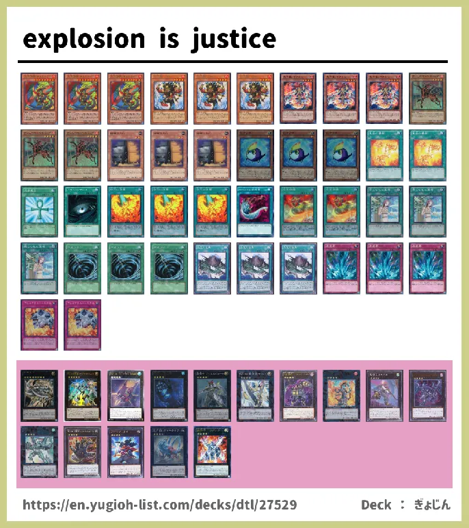 Fire King Deck List Image