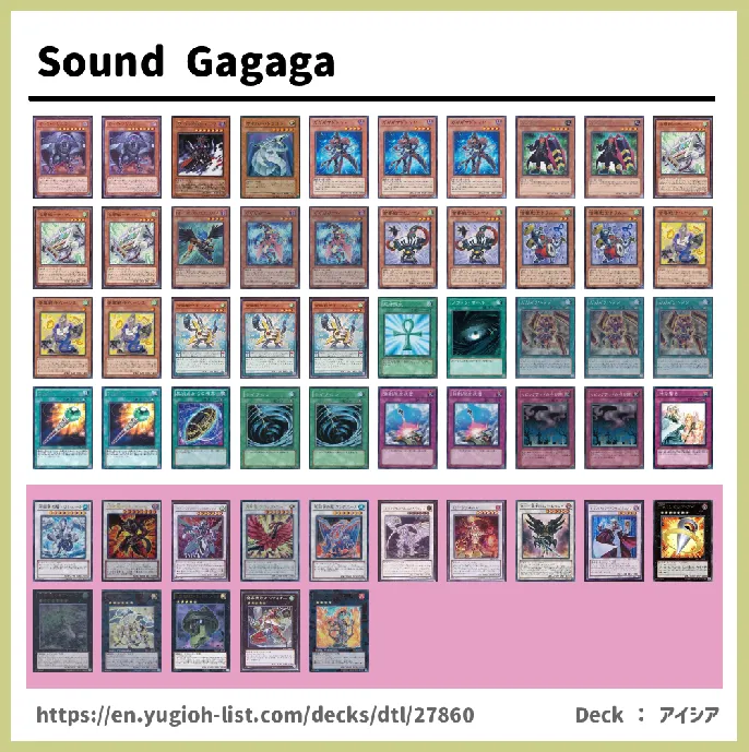 Gagaga Deck List Image