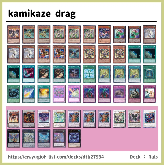 Dragunity Deck List Image