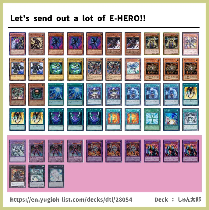 Evil HERO Deck List Image