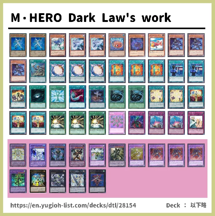 HERO Deck List Image