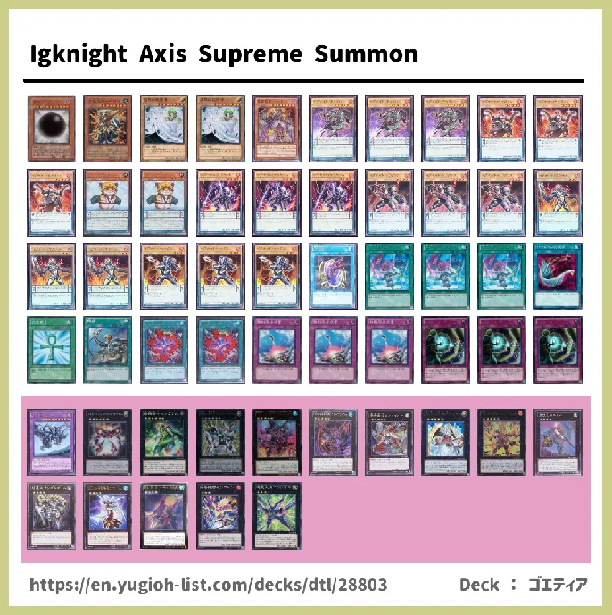 Igknight Deck List Image