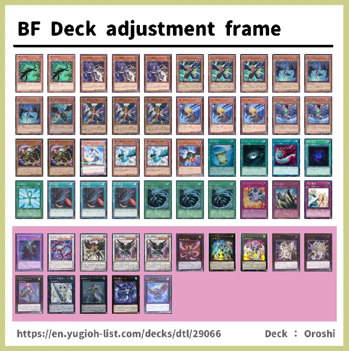 Blackwing Deck List Image