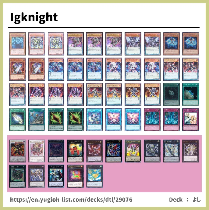 Igknight Deck List Image