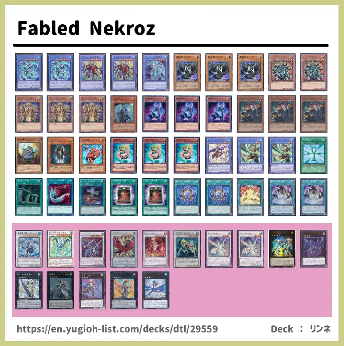 Fabled Deck List Image