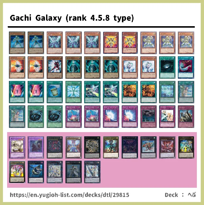 Galaxy, Galaxy-Eyes Deck List Image