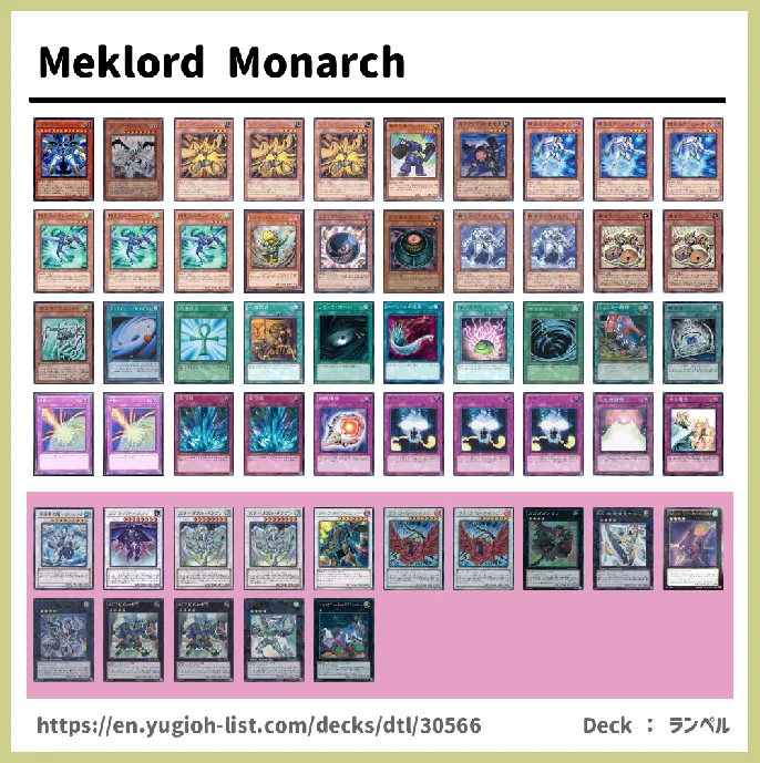 Meklord, Meklord Emperor Deck List Image