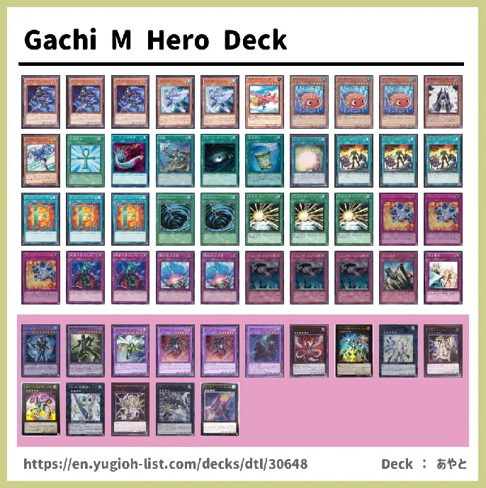 HERO Deck List Image