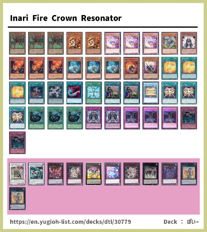 Performapal, Performage Deck List Image