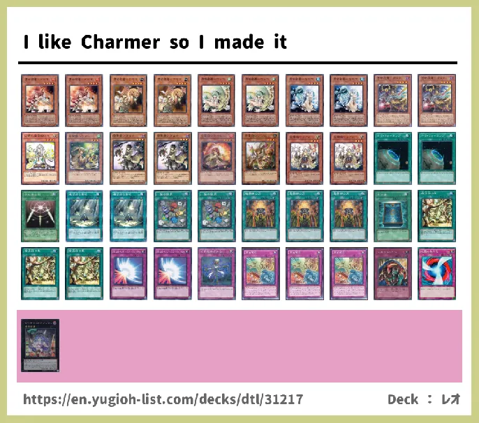 Charmer, Familiar-Possessed Deck List Image