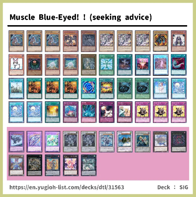 Blue-Eyed Deck List Image