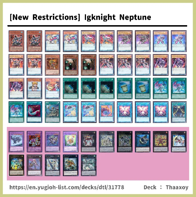 Igknight Deck List Image