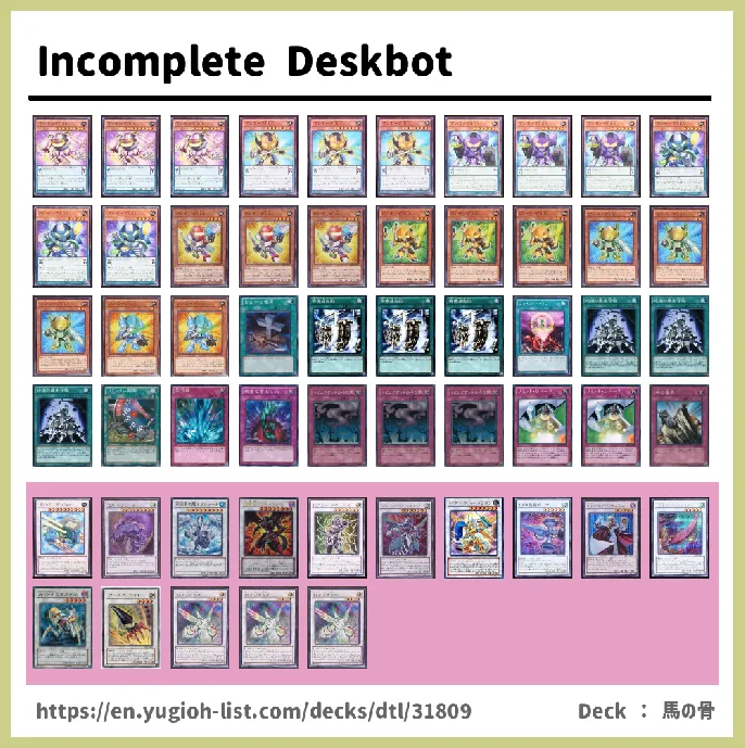 Deskbot Deck List Image