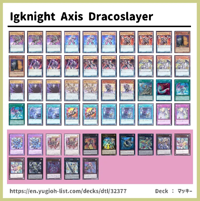 Igknight Deck List Image