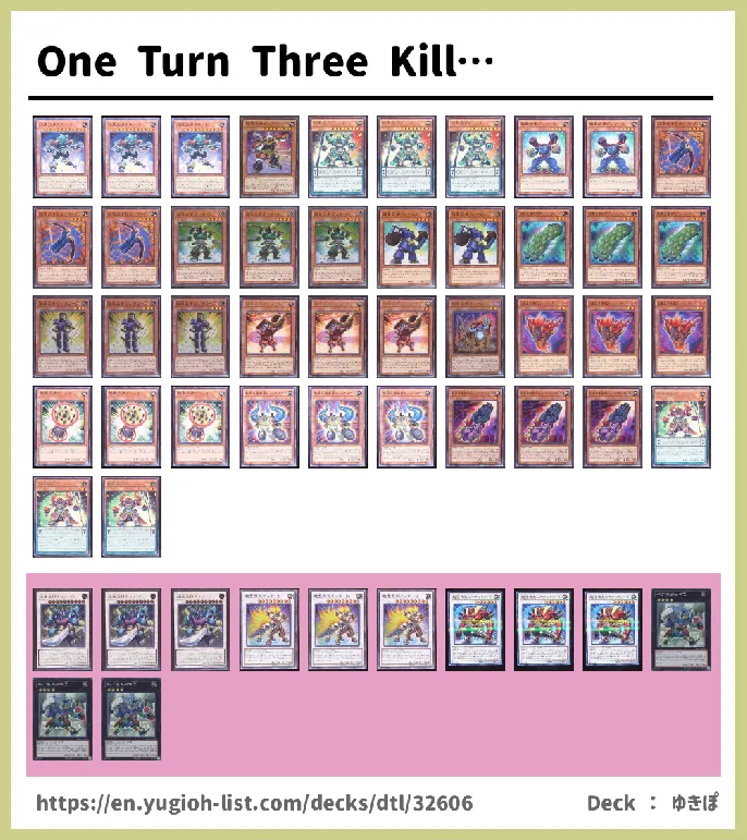 Superheavy Samurai  Deck List Image