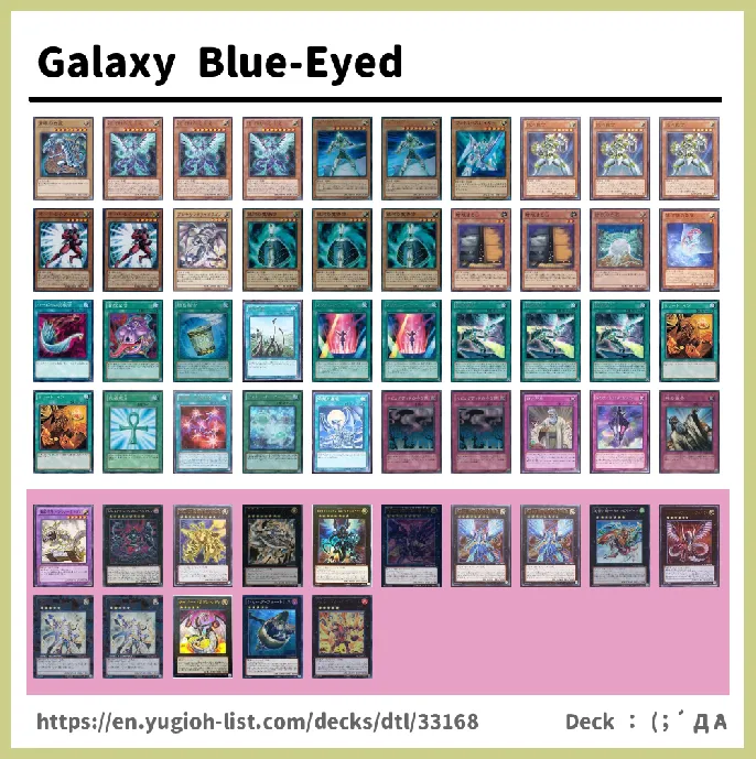 Galaxy, Galaxy-Eyes Deck List Image