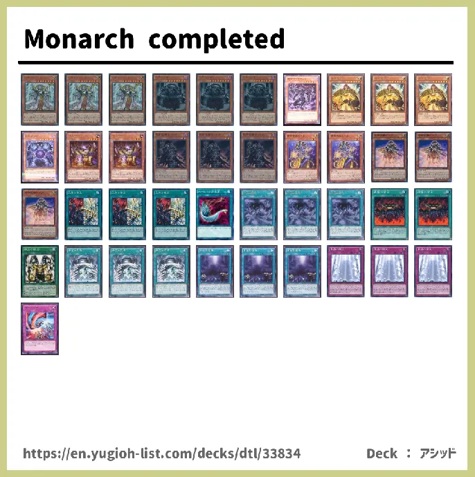  Deck List Image