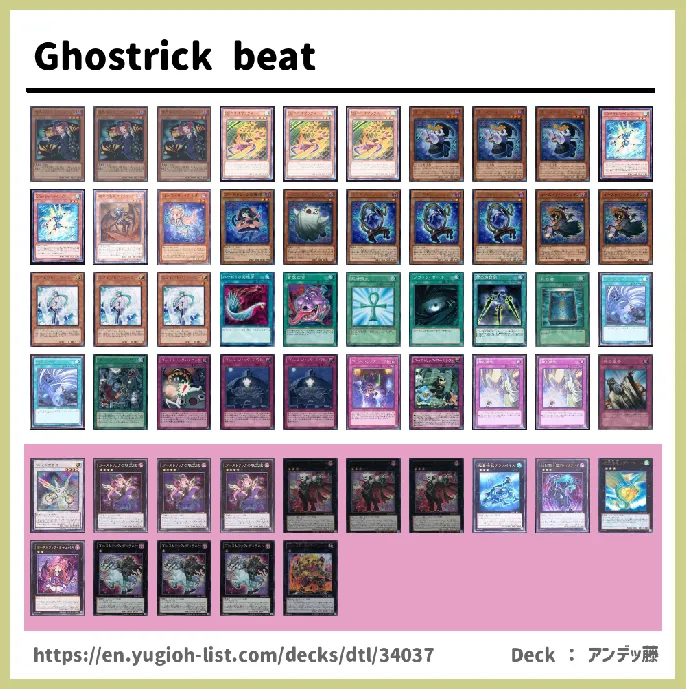 Ghostrick Deck List Image