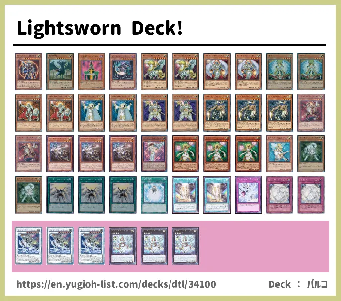 Lightsworn Deck List Image