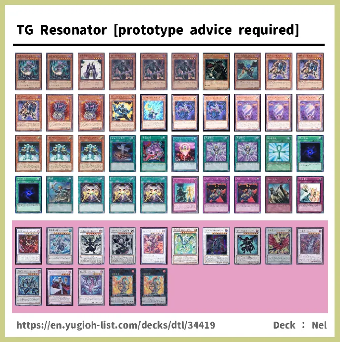  Deck List Image