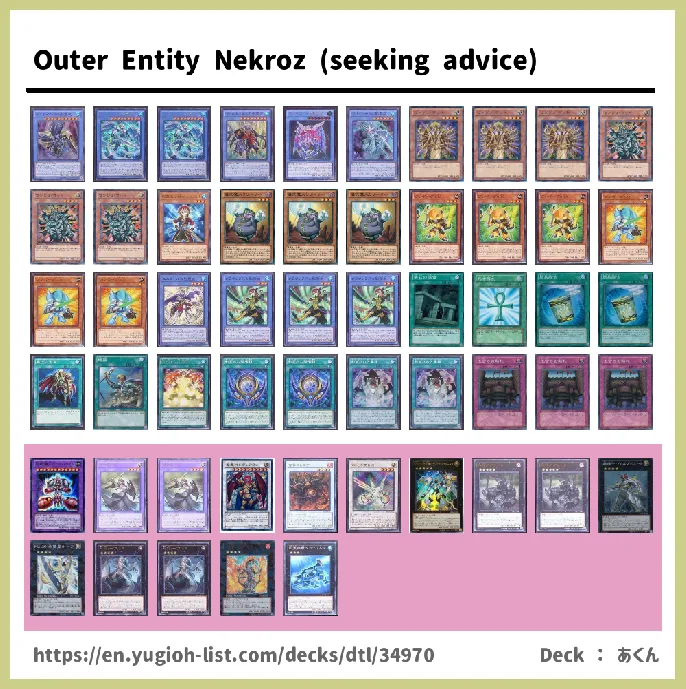 Nekroz Deck List Image