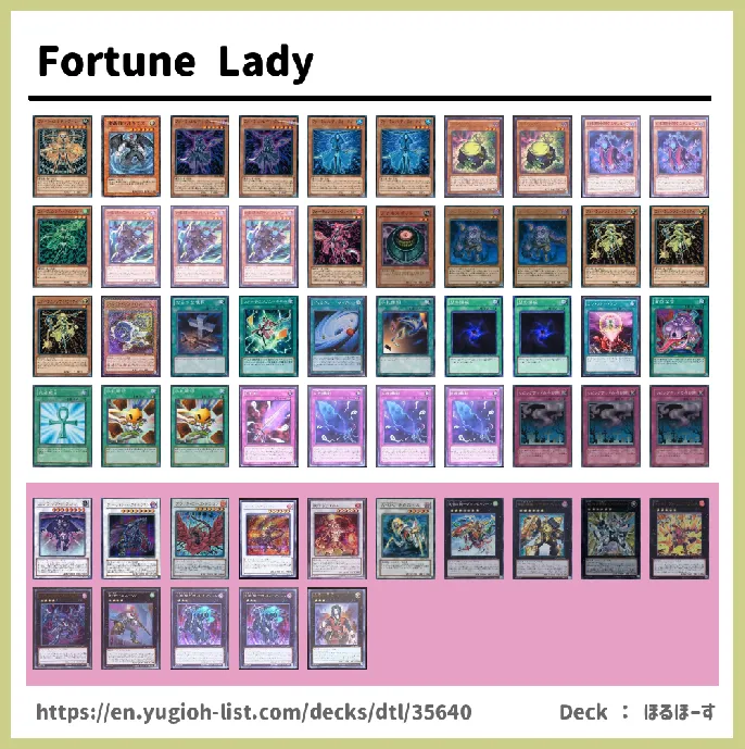 Fortune Lady Deck List Image