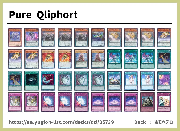 Qliphort, Apoqliphort Deck List Image