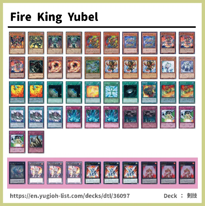 Fire King Deck List Image