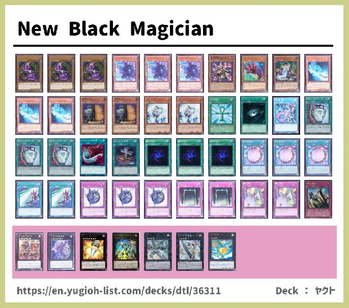 Spellcaster Deck List Image